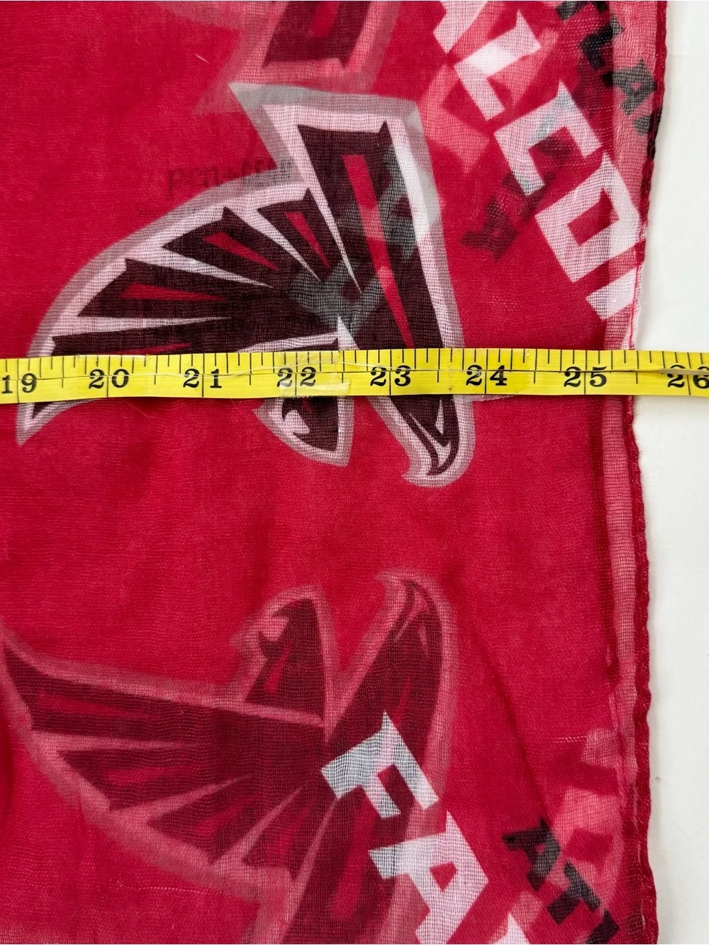 Atlanta Falcons Infinity Scarf Little Earth Red Sheer Lightweight Game Day NFL